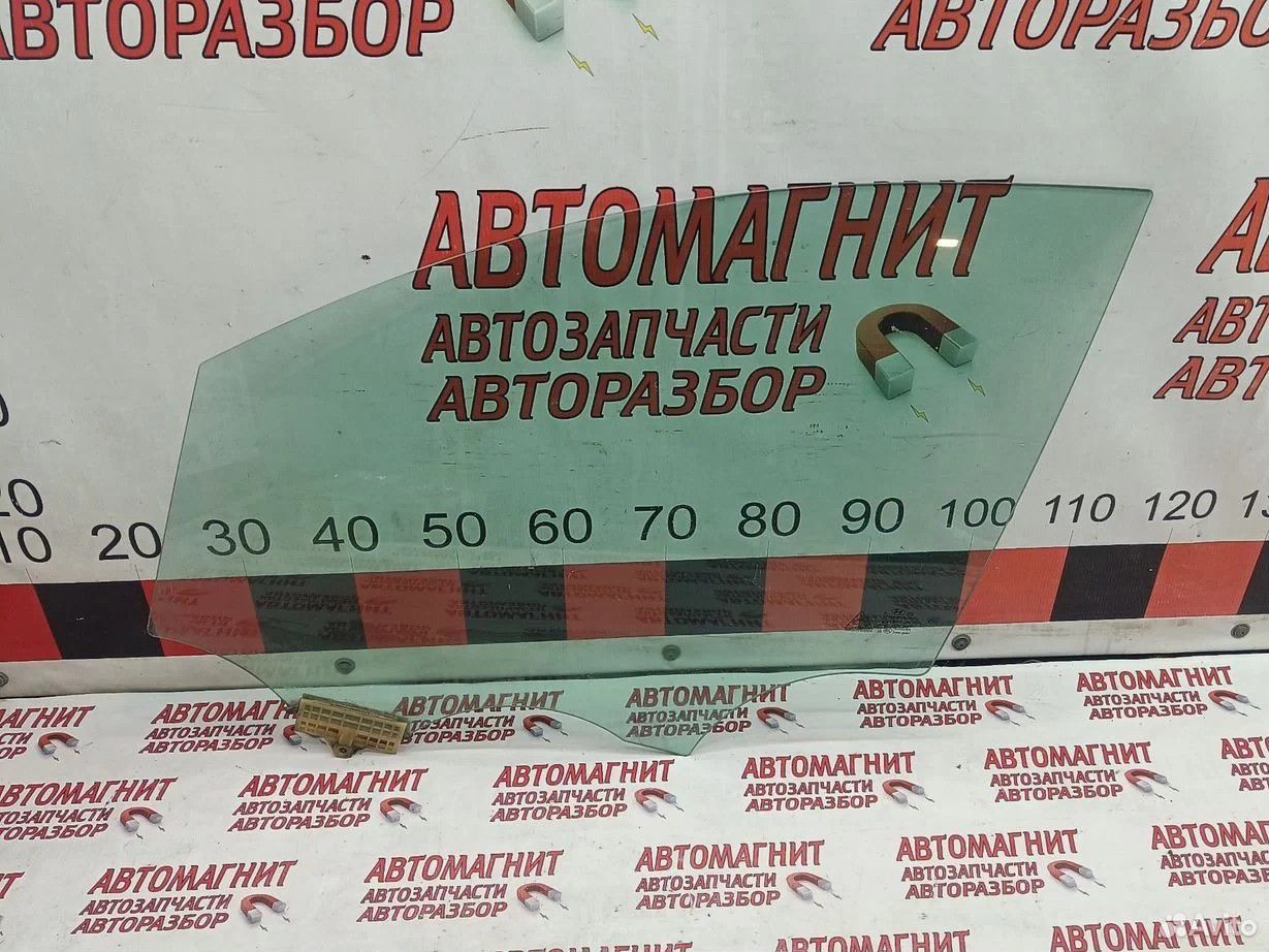 Стекло переднее левое Санта фе 4 не двойное