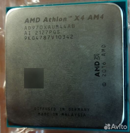 AMD Athlon X4 970 3,8 ггц 4 ядерный 65 Вт AM4