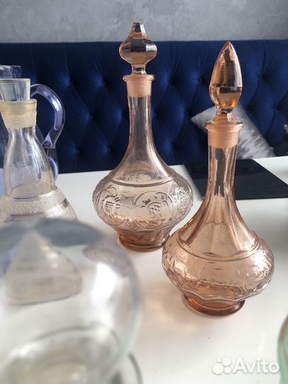 Графины кувшины Богемия розетки СССР