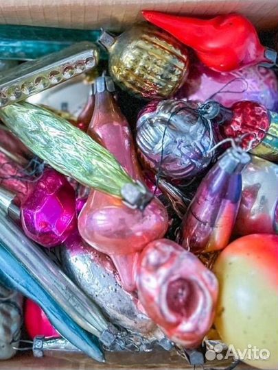 Елочные игрушки СССР и гдр много