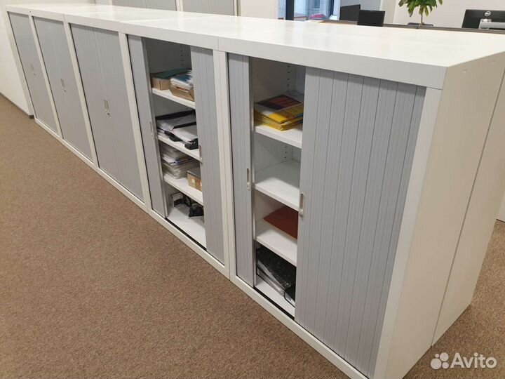 Металлические шкафы белые