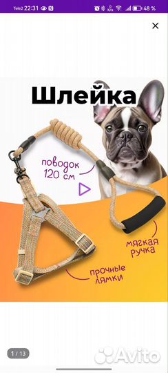 Шлейка для кошек и собак