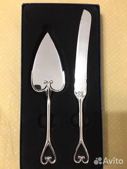 Лопатка и нож для торта