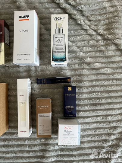 Пустые коробочки от косметики