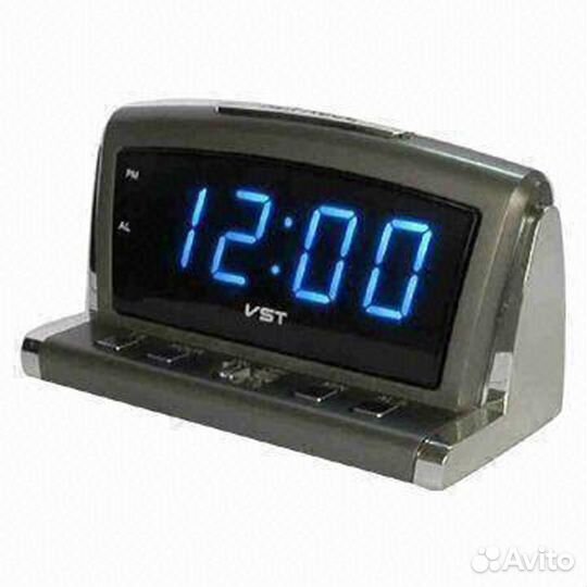 Настольные электронные сетевые часы-будильник