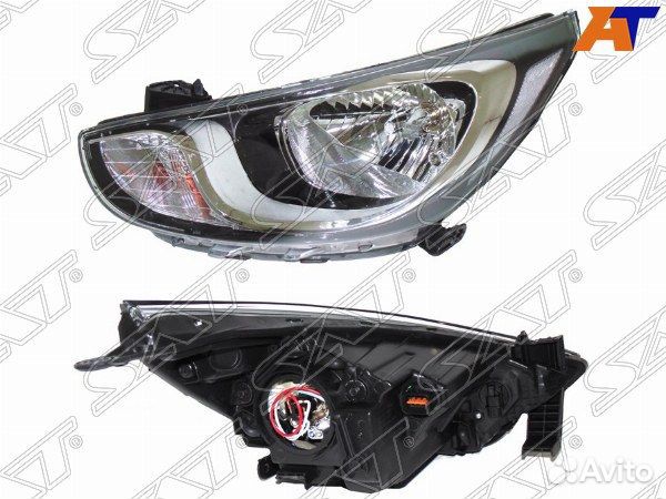 Фара hyundai solaris