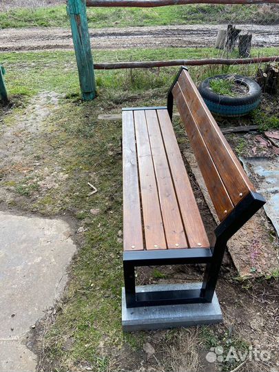 Скамейка садовая парковая