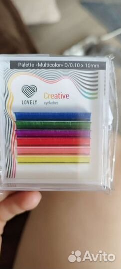 Цветные ресницы для наращивания