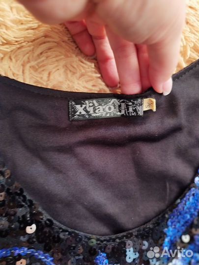 Платье с пайетками