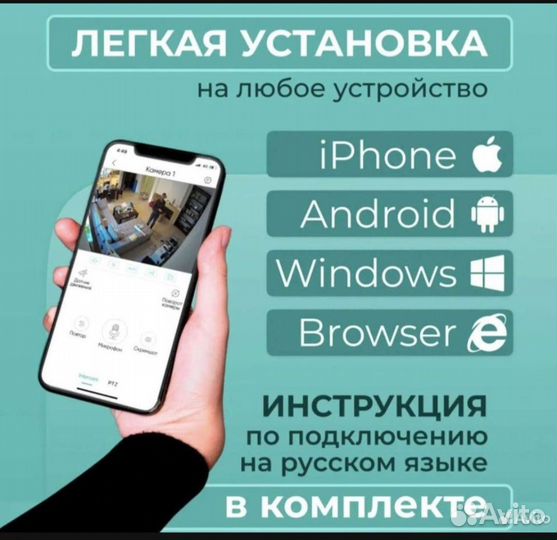 Камера видеонаблюдения wifi