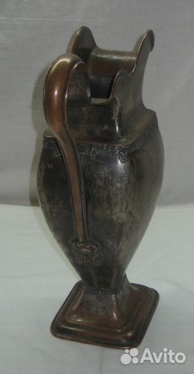 Кувшин медный, серебрение. Ксимантовский. N1432