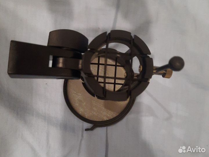 Держатель для микрофона паук с поп-фильтром