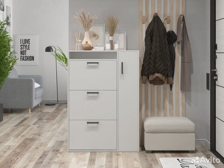 Обувница вместительная 18 пар, наличие склад