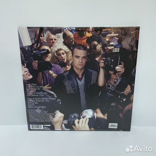 Robbie Williams - Life Thru A Lens LP clear vinyl