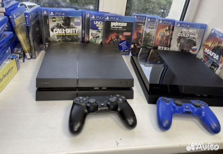 PS4 Playstation 4 sony PS4 + игры MK11 FIFA 23