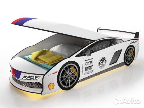 Кровать-машинка с ящиком в Перми