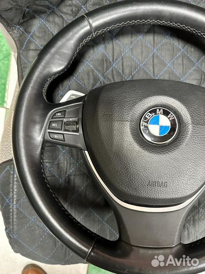 Спорт руль с лепестками на BMW f10