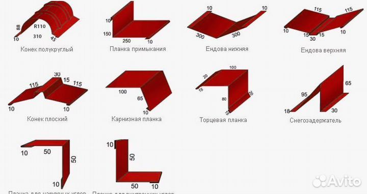 Ендова коричневая RAL 8017