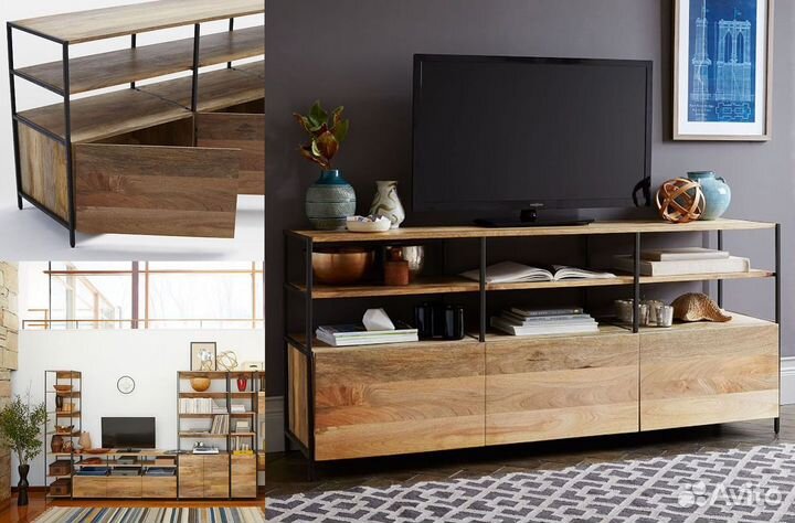 Тумба под тв лофт