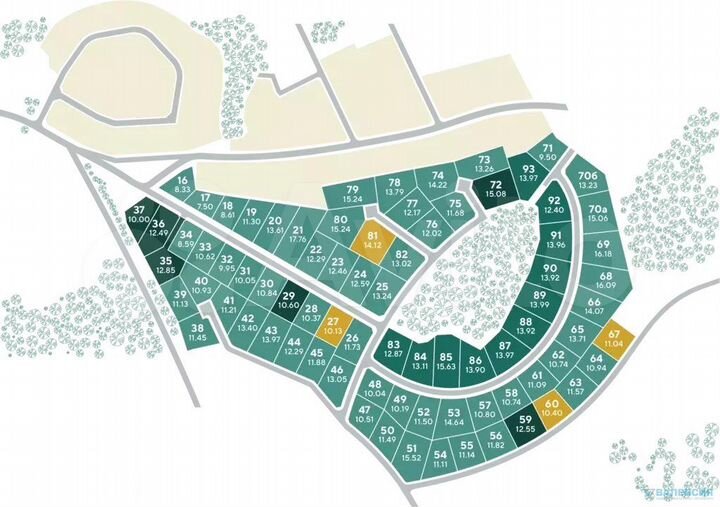 Участок 10 сот. (ИЖС)