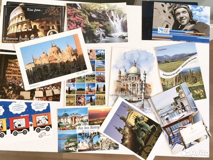 Открытки Европа Рим Венеция Париж