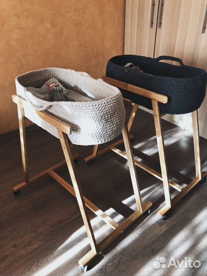 Вязаная люлька колыбель