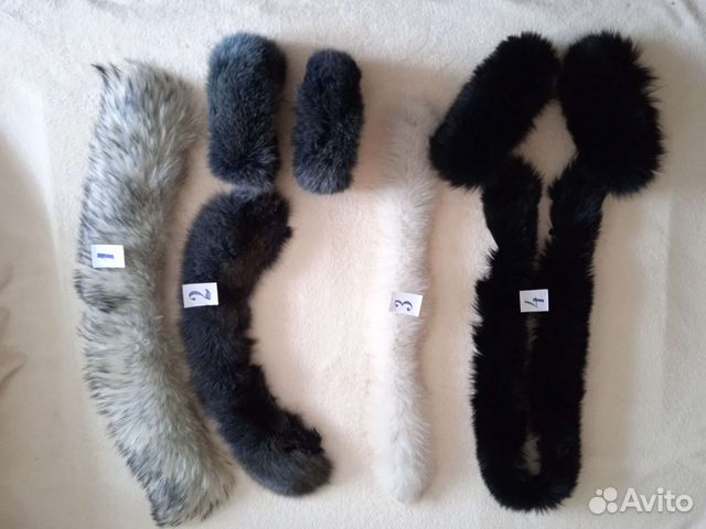 Мех воротники манжеты из енота песца