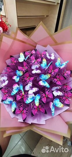 Букет из бабочек в наличии и на заказ