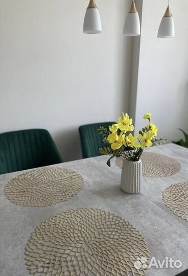 Ваза из гипса 15 см ручная работа