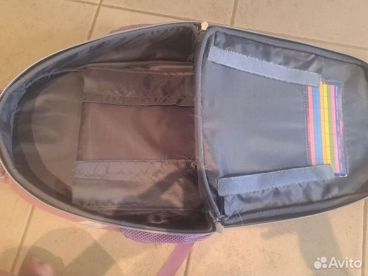 Ранец школьный для девочки в виде мордочки кошки