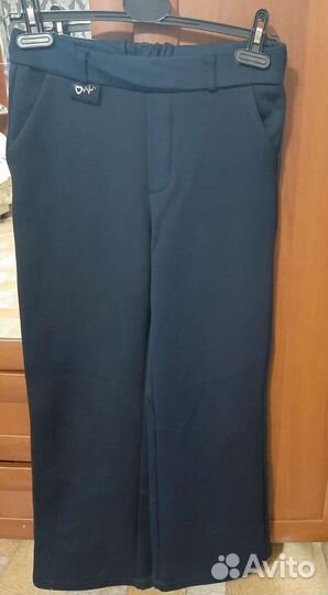 Брюки школьные утепленные на девочку