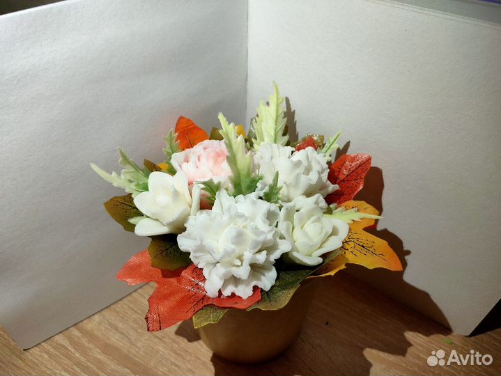 Букеты из мыла на 1 сентября