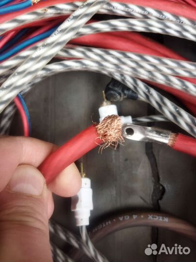 Провода для подключения сабвуфера