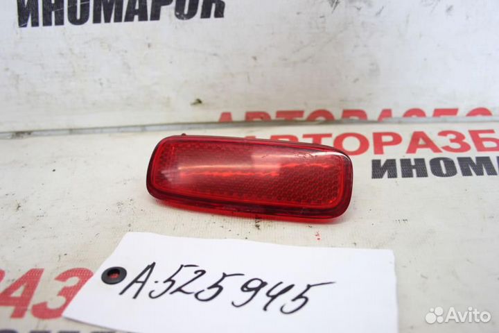 Отражатель в бампер задний левый для Peugeot 600 6