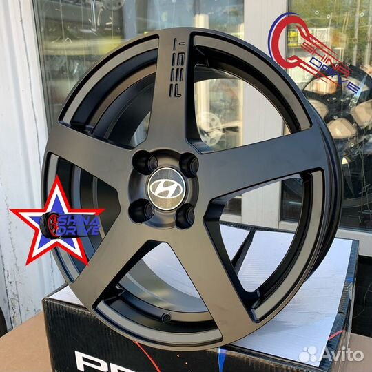 Диски Hyundai R16 4x100 Black Matt