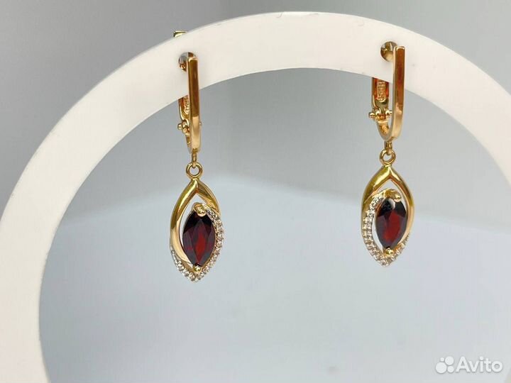 Серьги золотые 585* (L9)