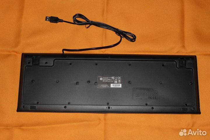 USB клавиатура HP K1500 чёрная