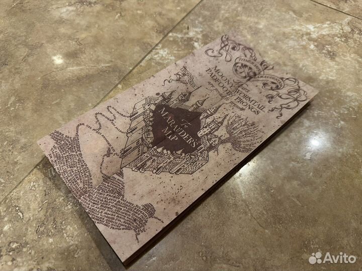Карта Мародёров из Гарри Поттера новая potter