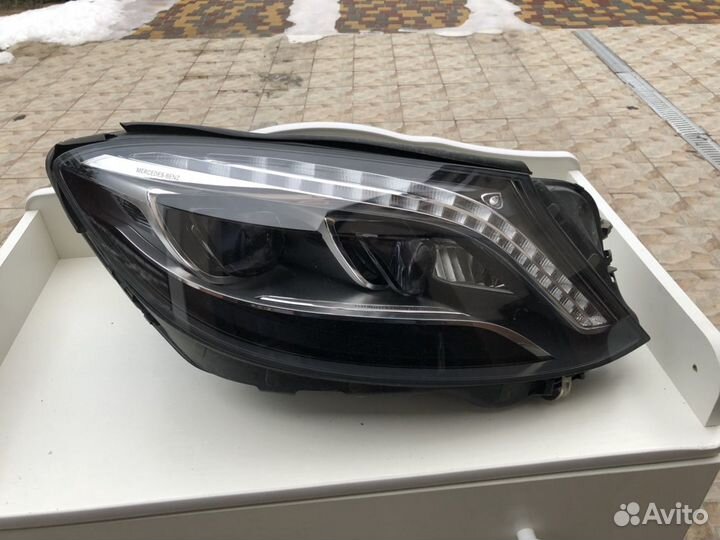 Фара левая на Мерседес S класс W222