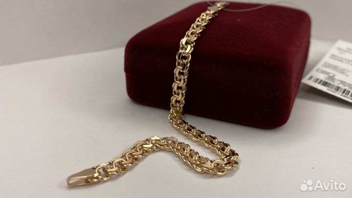 Золотой браслет Бисмарк 20