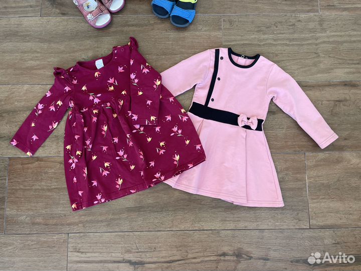 Детские вещи на девочку 86 часть пакета