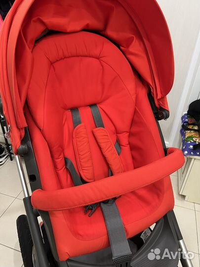 Коляска stokke trailz terrain RED, торг уместен