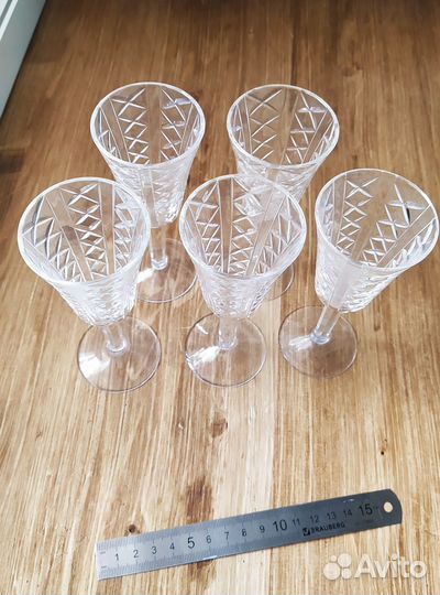 Хрустальные бокалы,рюмки СССР