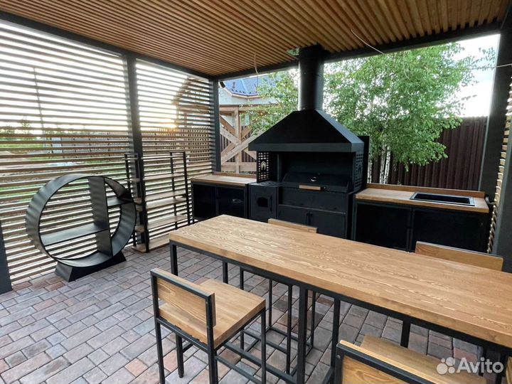 Мангал, мангал с крышей и тандыром под ключ