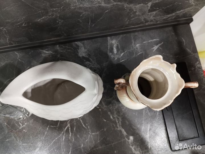 Ваза для цветов хрустальная