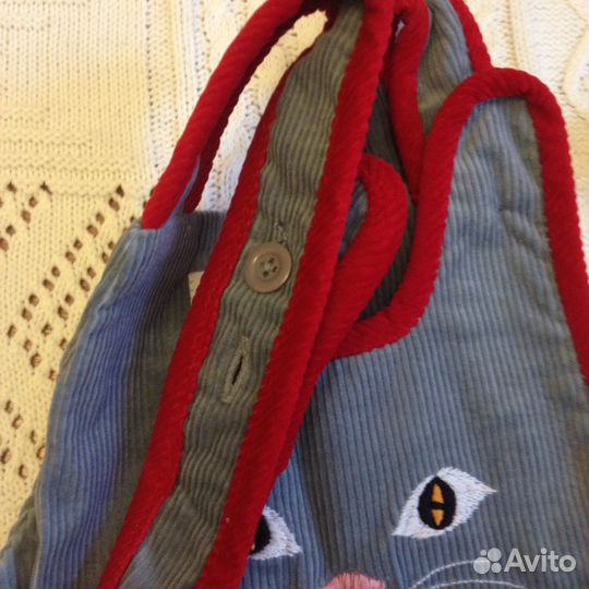 Вельветовый полукомбинезон новый