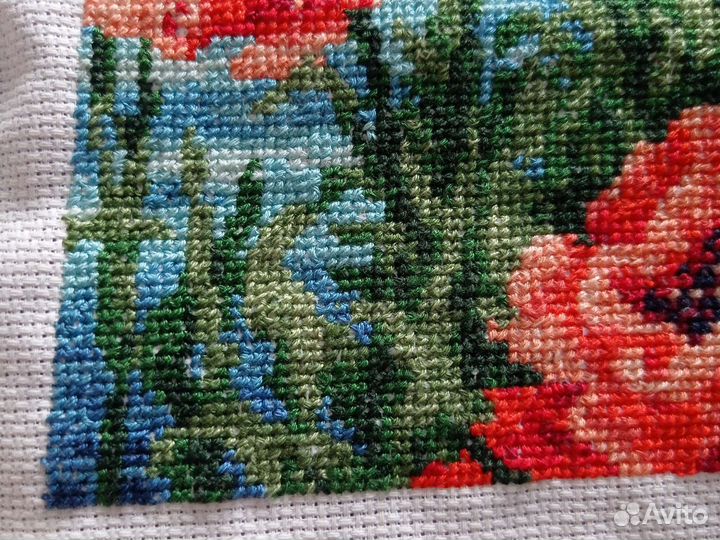 Остатки наборов для вышивки