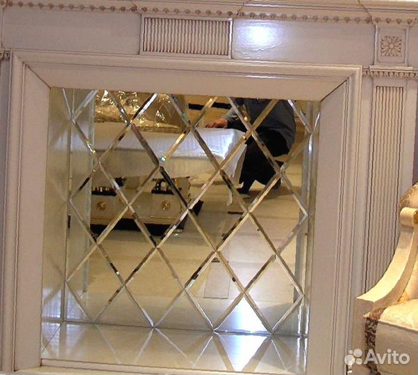 Зеркальная плитка на стену