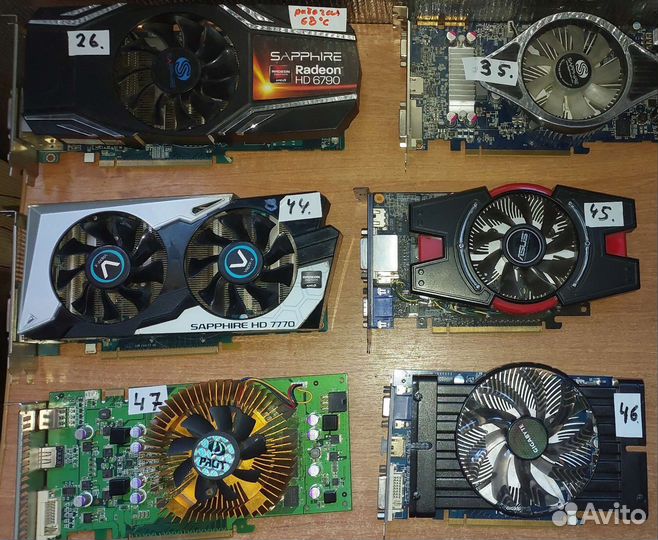 Видеокарты PCI-E, AGP, PCI