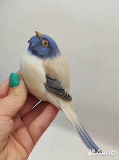 Фигура Птица Дания royal copenhagen три волны